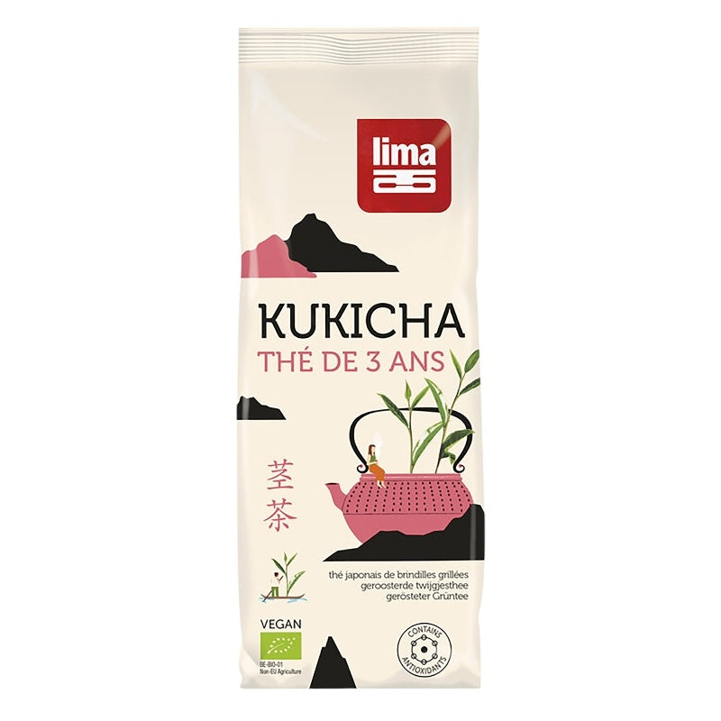 Bio-Grüntee aus gerösteten Zweigen – Kukicha – 150 g – Lima