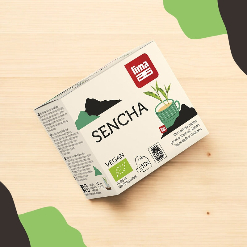 The vert du japon bio sencha 10x15 g lima 3