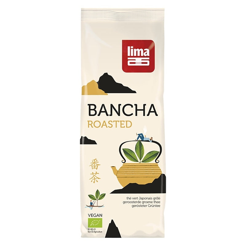 Bio-gerösteter japanischer Grüntee – Gerösteter Bancha – 75 g – Lima