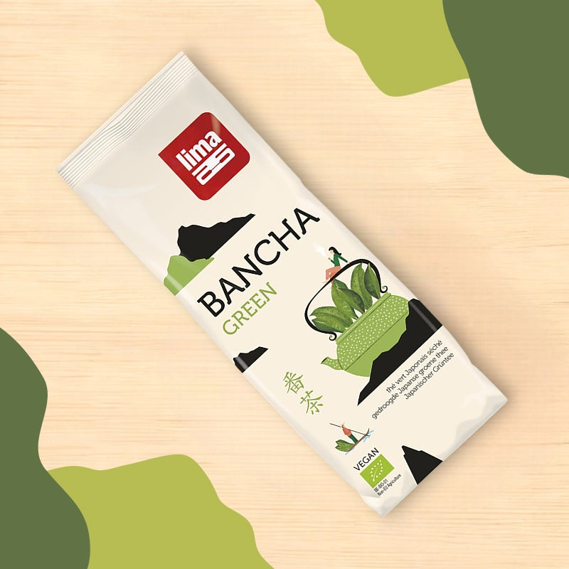 Bio-getrockneter japanischer Grüntee - Bancha - 100 g - Lima