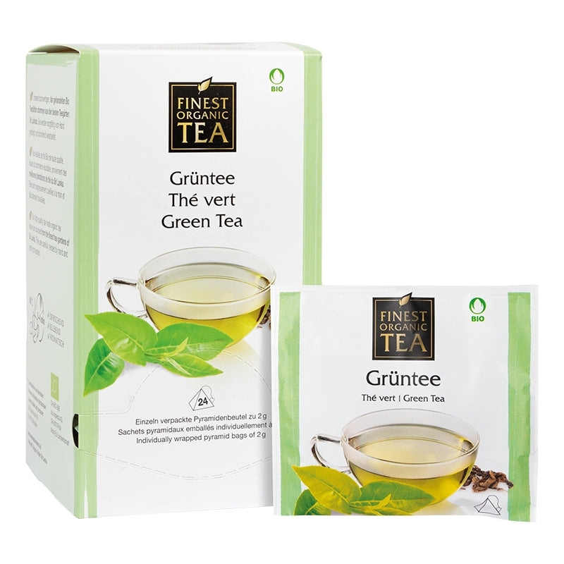 Bio-Sencha-Grüntee – 24 Teebeutel – Schweizer Alpenkräuter