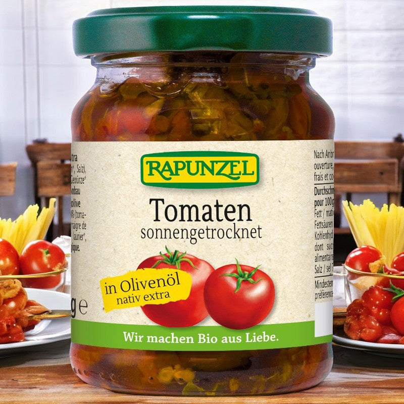Tomates séchées à l'huile d'olive BIO - 120g - Rapunzel
