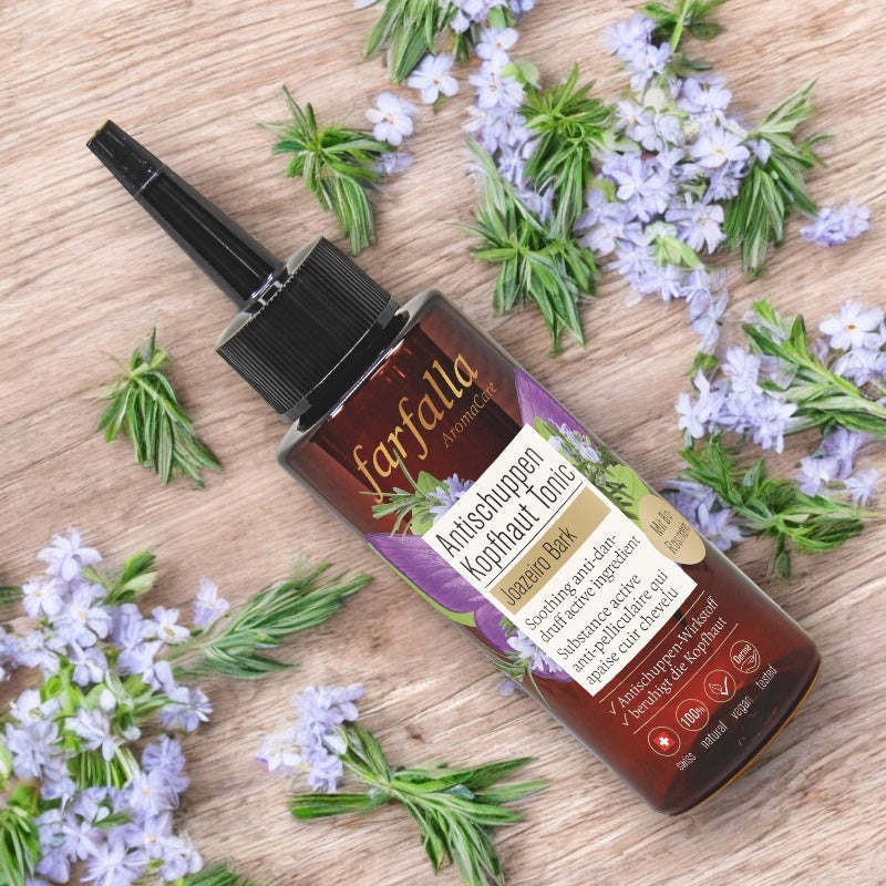 Bio-Kopfhautwasser gegen Schuppen mit Jujubenrinde – 100 ml – Farfalla
