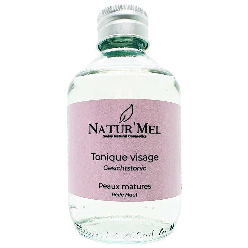 Tonique visage peau mature rose & thé vert - 200ml - Natur'Mel