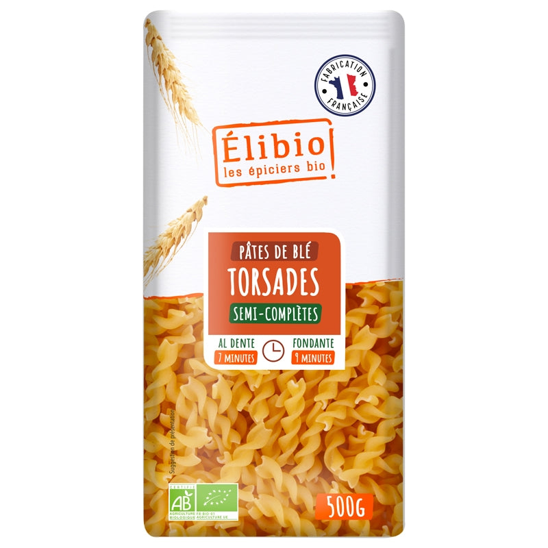 Bio-Halbvollkorn-Twists – 500 g – Elibio