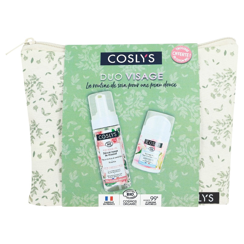 Trousse coffret duo soin visage BIO - Coslys