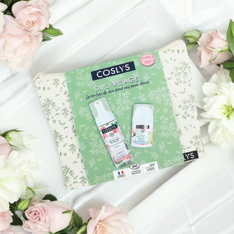 Trousse coffret duo soin visage BIO - Coslys