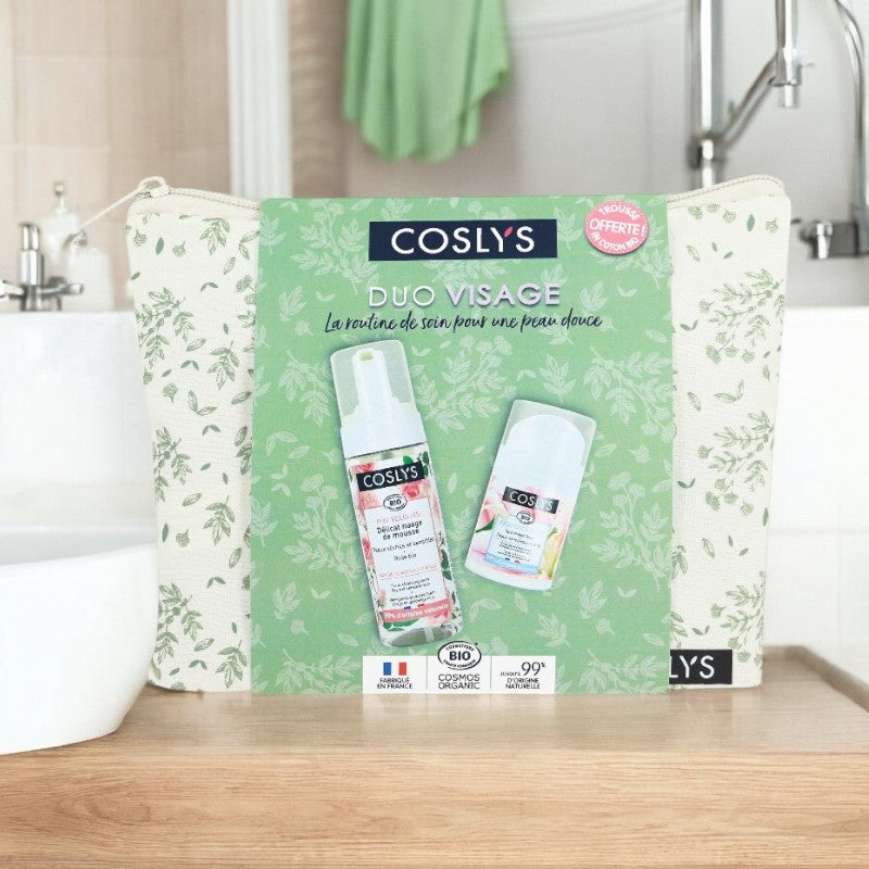 Trousse coffret duo soin visage BIO - Coslys