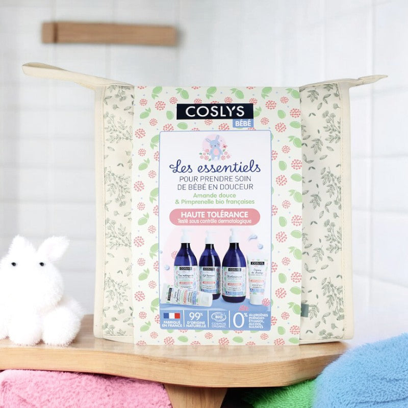 Trousse soins essentiels bébé BIO pimprenelle - Coslys
