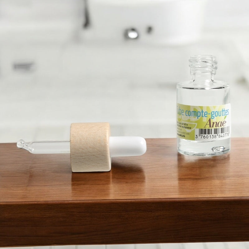Tube compte-gouttes en verre 15ml - Anaé