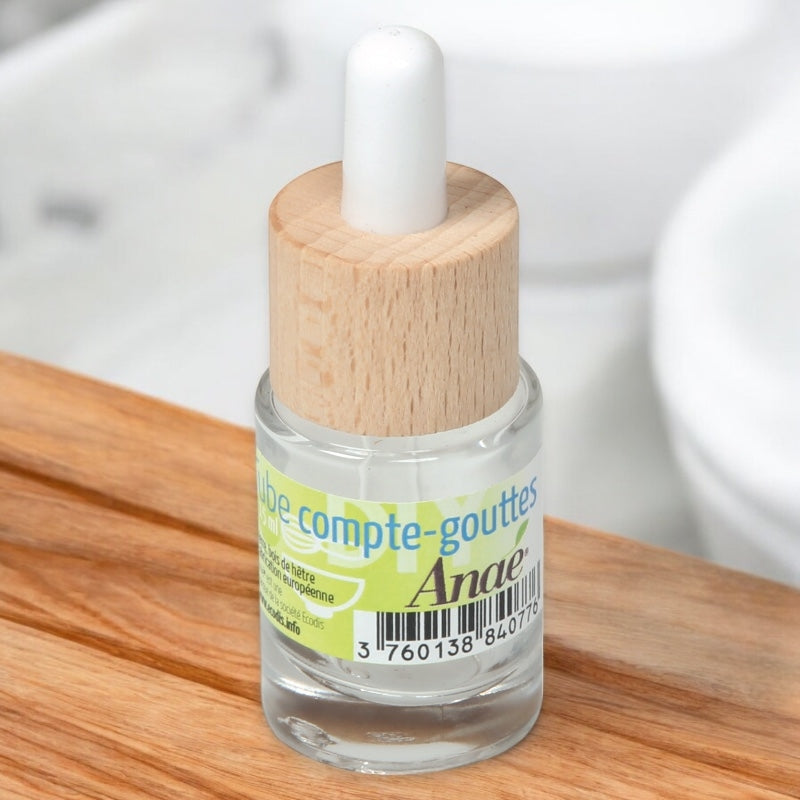 Tube compte-gouttes en verre 15ml - Anaé