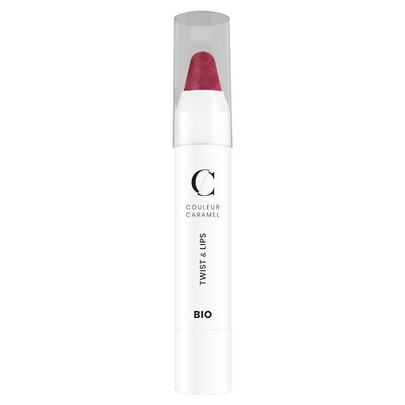 Twist & lips Rose foncé N°403 BIO - 3g - Couleur Caramel