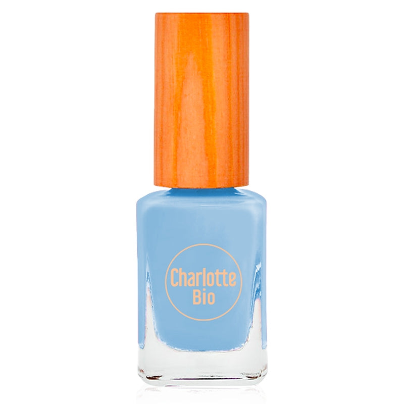 Vernis à ongles brillant bleu pastel - 10ml - Charlotte Bio