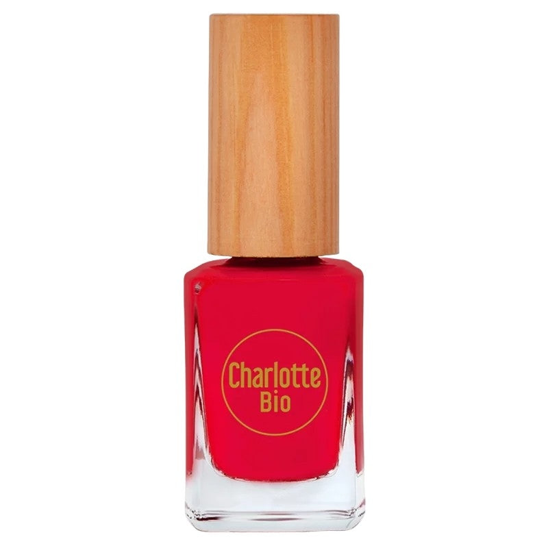 Vernis à ongles brillant corail - 10ml - Charlotte Bio