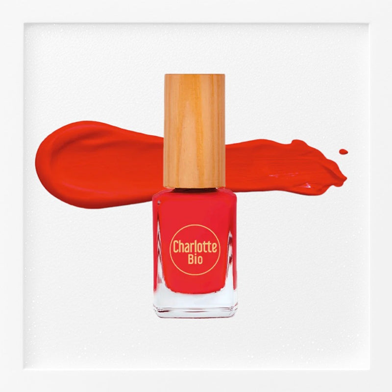 Vernis a ongles brillant corail 10 ml charlotte bio 3
