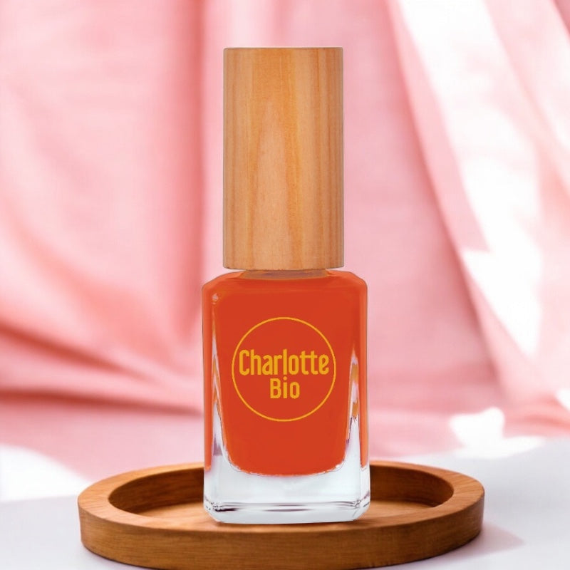 Glänzender, rostorangefarbener Nagellack – 10 ml – Charlotte Bio