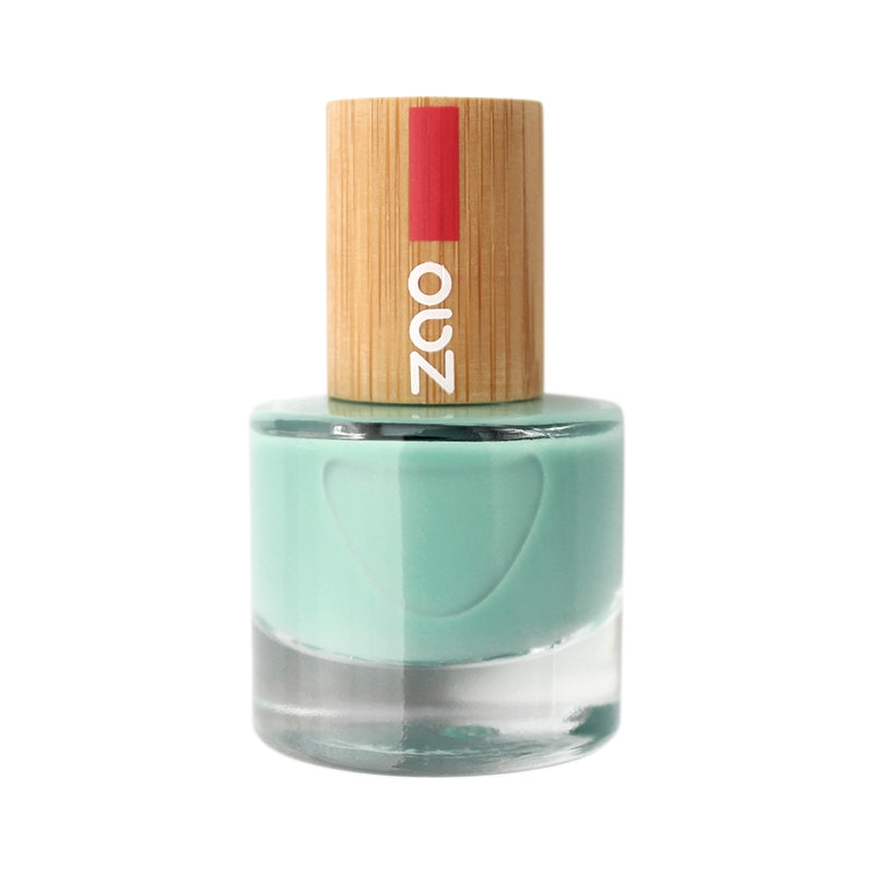 Vernis à ongles brillant Vert d'eau N°660 - 8ml - Zao