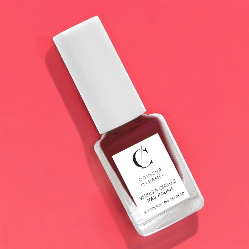 Vernis à ongles mat Grenat N°11 - 11ml - Couleur Caramel