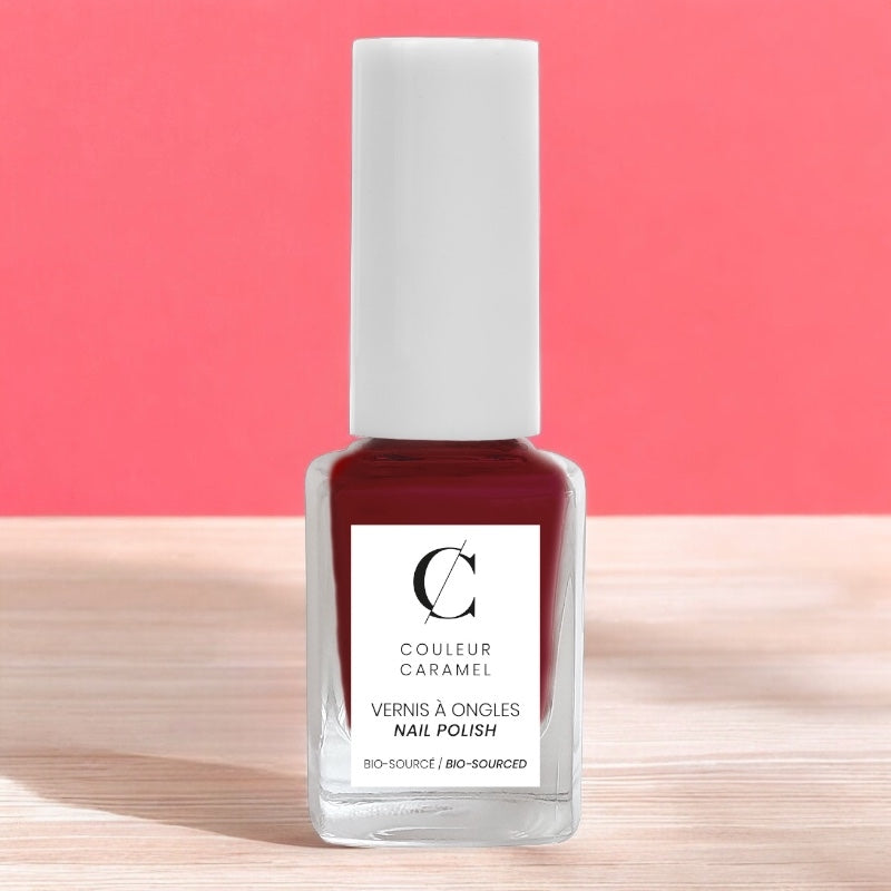 Vernis à ongles mat Grenat N°11 - 11ml - Couleur Caramel