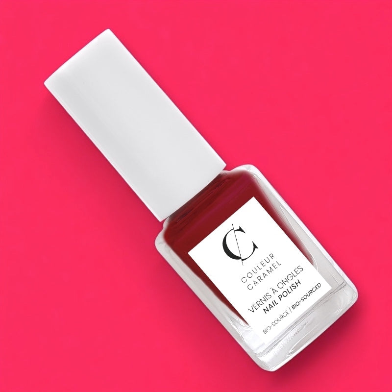 Vernis à ongles mat Rouge N°08 - 11ml - Couleur Caramel