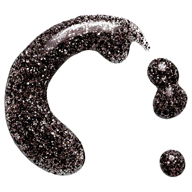 Eleganter schwarzer Glitzer-Nagellack Nr. 96 – 11 ml – Karamellfarbe