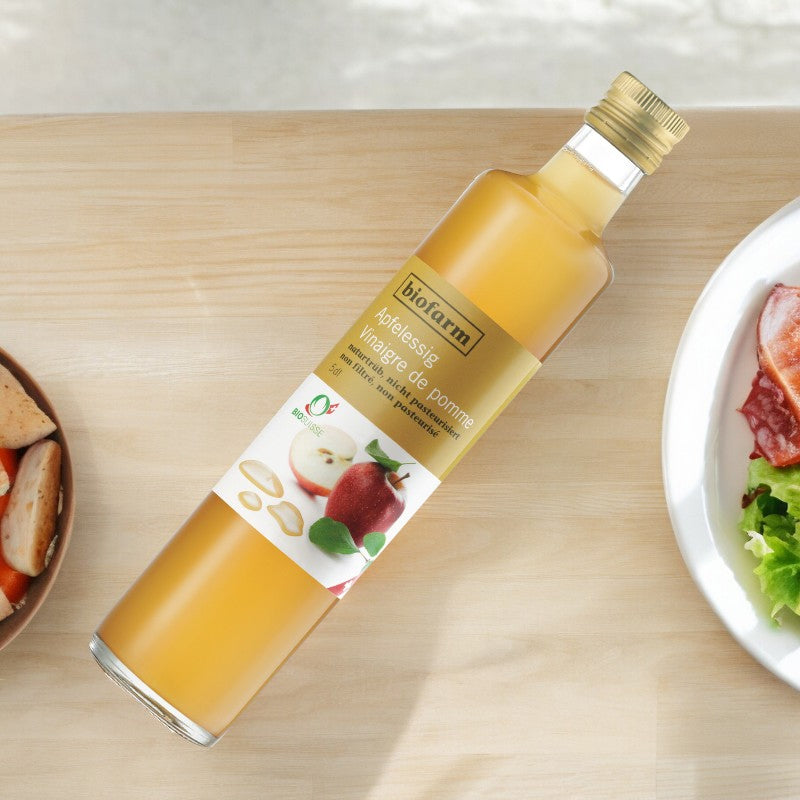 Vinaigre de pomme non filtré suisse BIO - 500ml - Biofarm