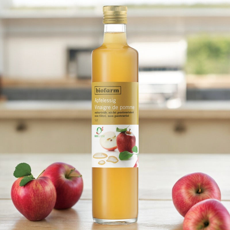 Vinaigre de pomme non filtré suisse BIO - 500ml - Biofarm