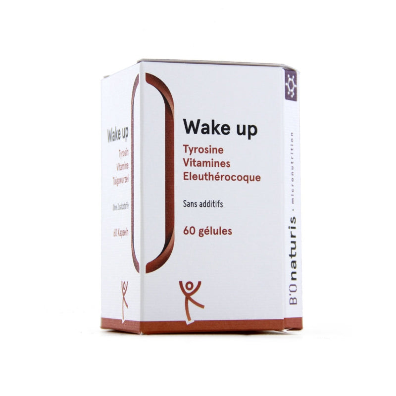 Wake Up (Tyrosin, Vitamine &amp; Eleutherococcus) 60 Kapseln - BIOnaturis