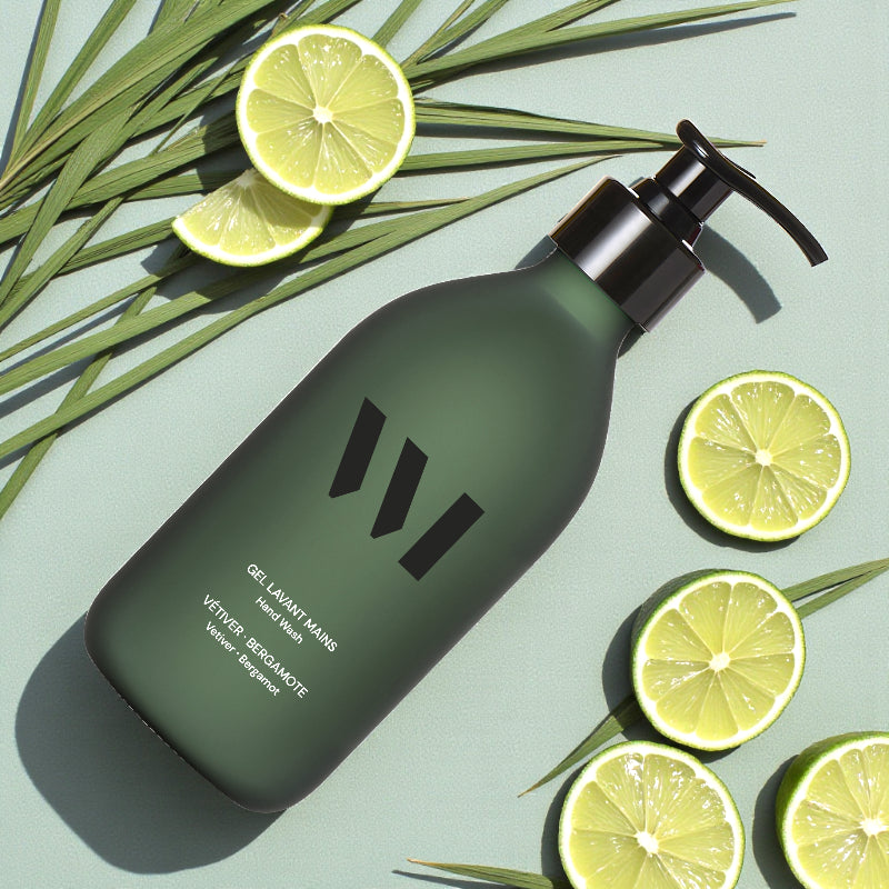 Bio-Peeling-Handwaschgel mit Vetiver und Bergamotte – 290 ml – What Matters