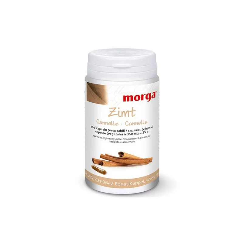 Zimt - 100 Kapseln - 350mg - Morga