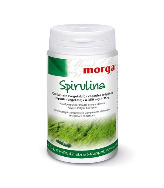 Spiruline - 100 capsules - 350mg - Morga