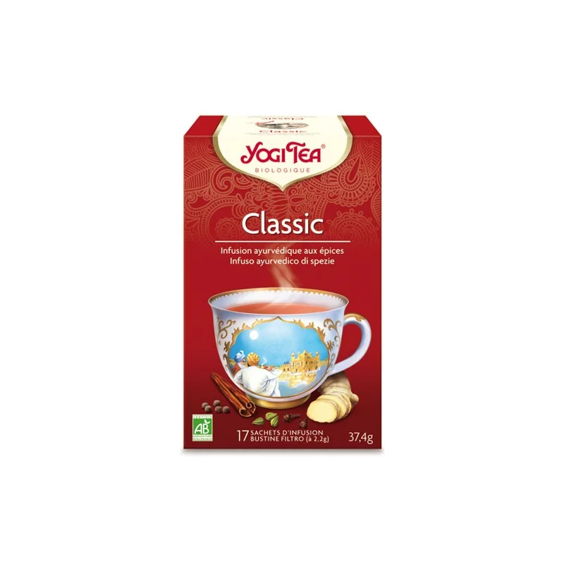 Infusion cannelle, gingembre & cardamome BIO - Classic - Yogi Tea