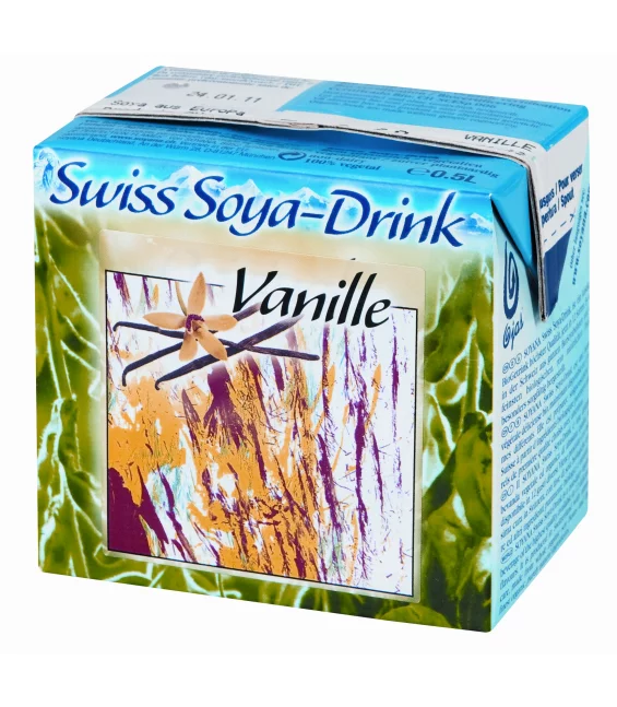Swiss BIO-Soya-Drink Vanille - 500ml - Soyana