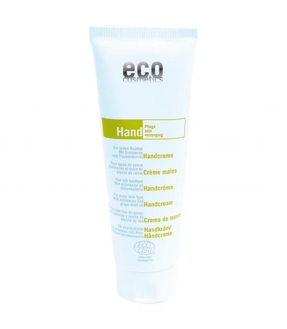 Crème mains BIO echinacea & pépins de raisin - 125ml - Eco Cosmetics
