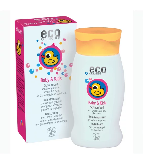 Bain moussant bébé & enfant BIO grenade - 200ml - Eco Cosmetics