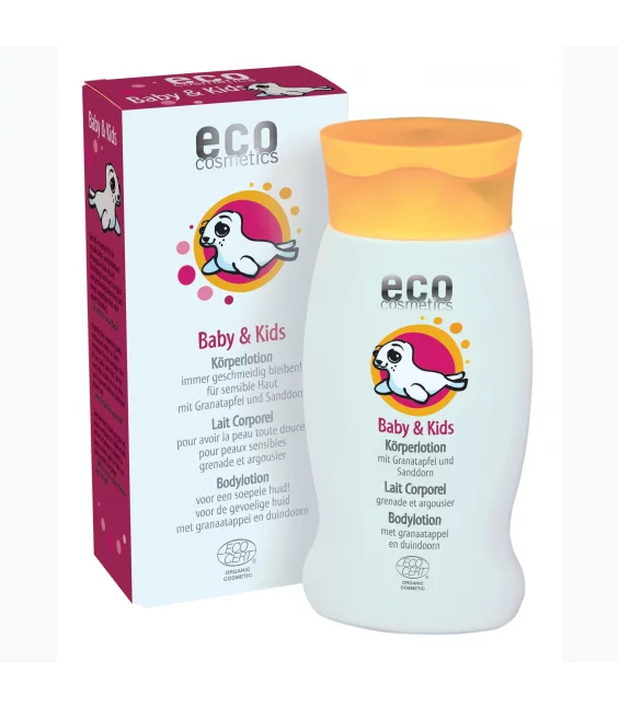 Lotion corporelle bébé & enfant BIO grenade - 200ml - Eco Cosmetics