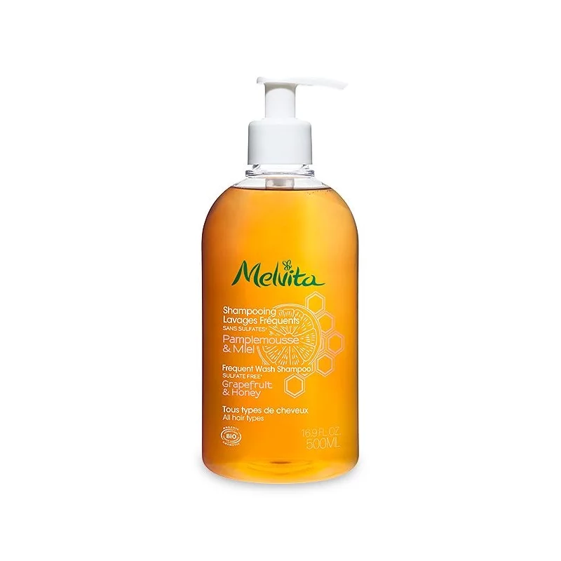 Shampooing lavages fréquents BIO pamplemousse & miel - 500ml - Melvita