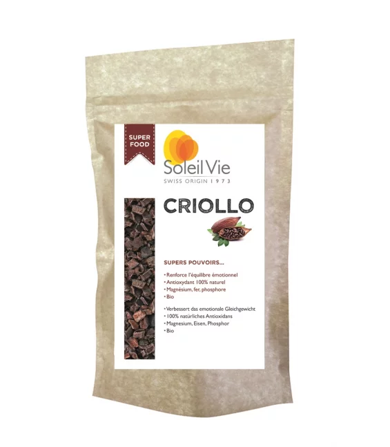 BIO-Criollo Kakaobohnensplitter - 120g - Soleil Vie