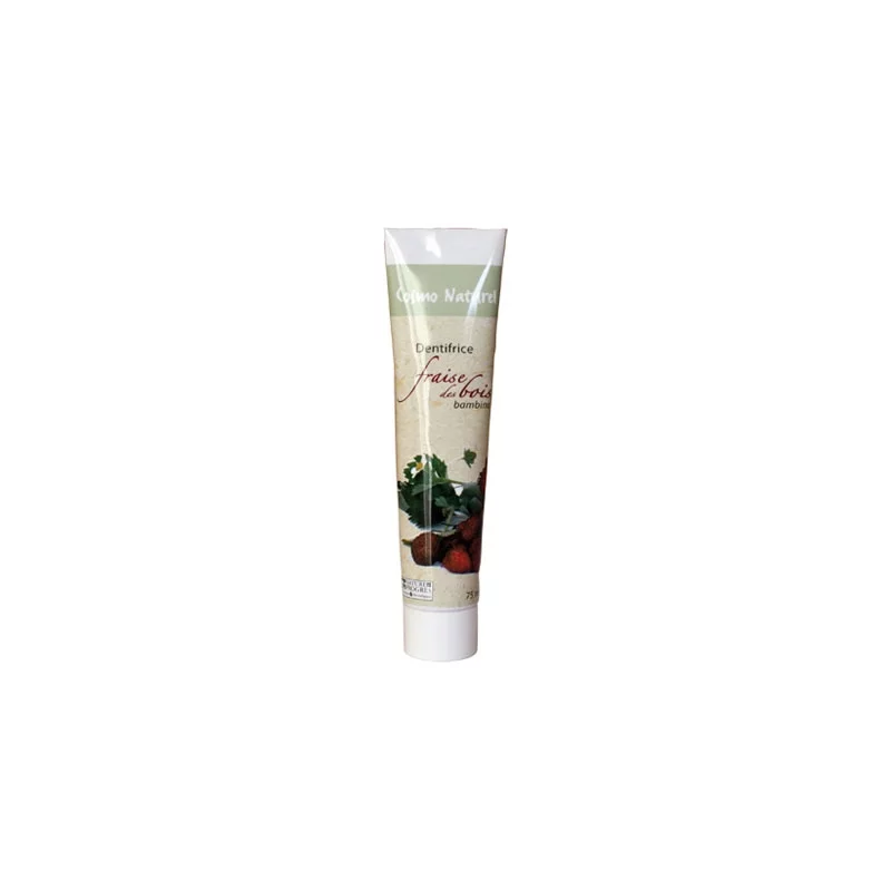 Dentifrice enfant BIO fraise des bois - 75ml - Cosmo Naturel