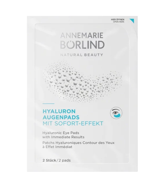 Patches hyaluroniques contour des yeux à effet immédiat - Annemarie Börlind