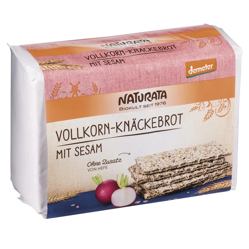 Pain croustillant au sésame BIO - 250g - Naturata