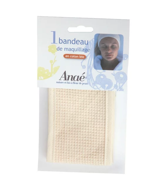 Waschbares Make-up Haarband aus BIO-Baumwolle - Anaé