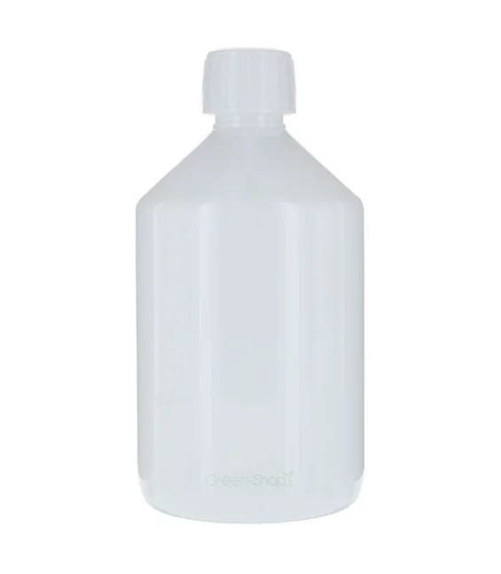 Weisse Plastikflasche 500ml mit Schraubverschluss - Aromadis