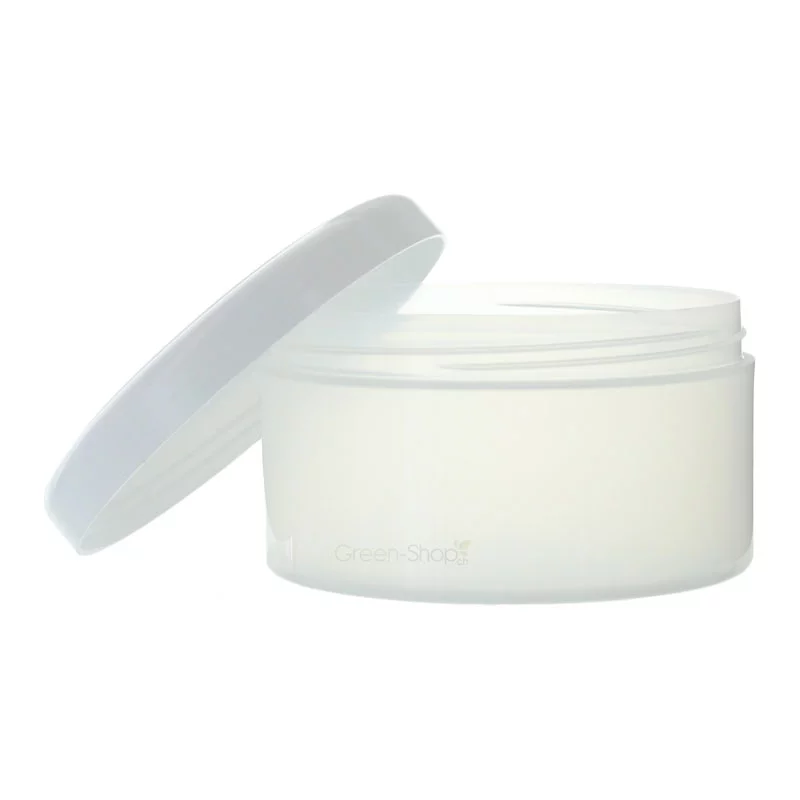 Pot en plastique transparent 250ml avec couvercle à vis - Aromadis