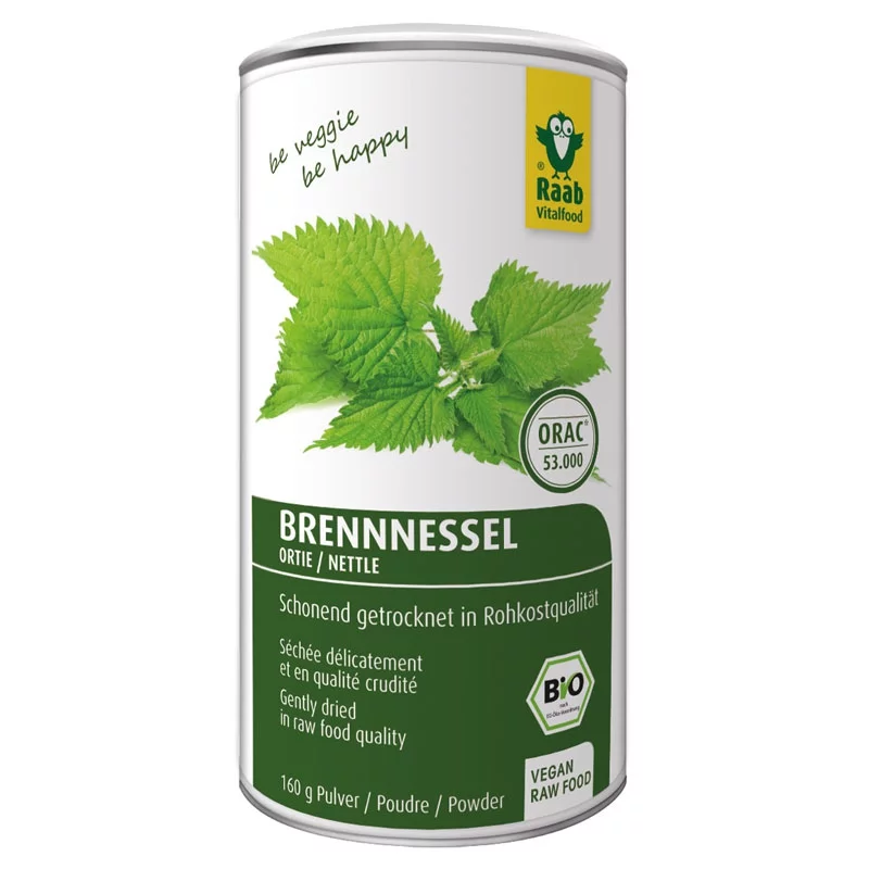 BIO-Brennnessel Pulver - 160g - Raab Vitalfood