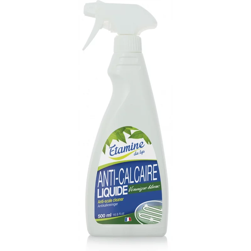 Anti-calcaire liquide écologique vinaigre blanc - 500ml - Etamine du Lys