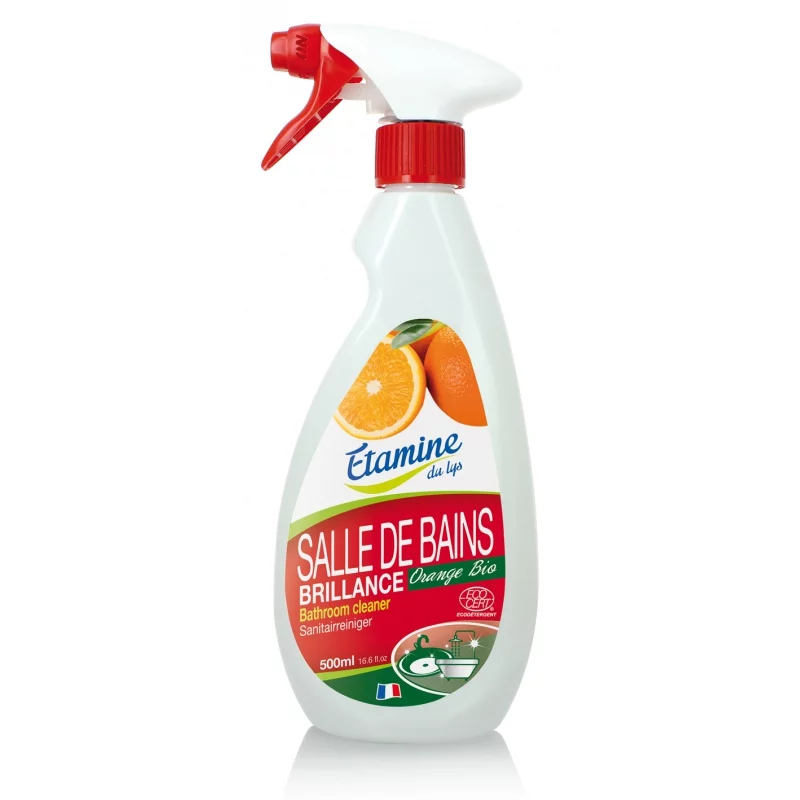 Nettoyant brillance salle de bains écologique orange - 500ml Etamine du Lys