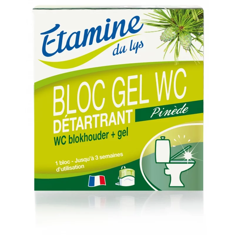 Ökologischer WC Gelblock Entkalker Pinie & Eukalyptus - 50ml Etamine du Lys