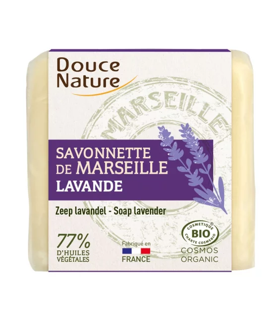 Natürliche Marseiller Seife Lavendel - 100g - Douce Nature