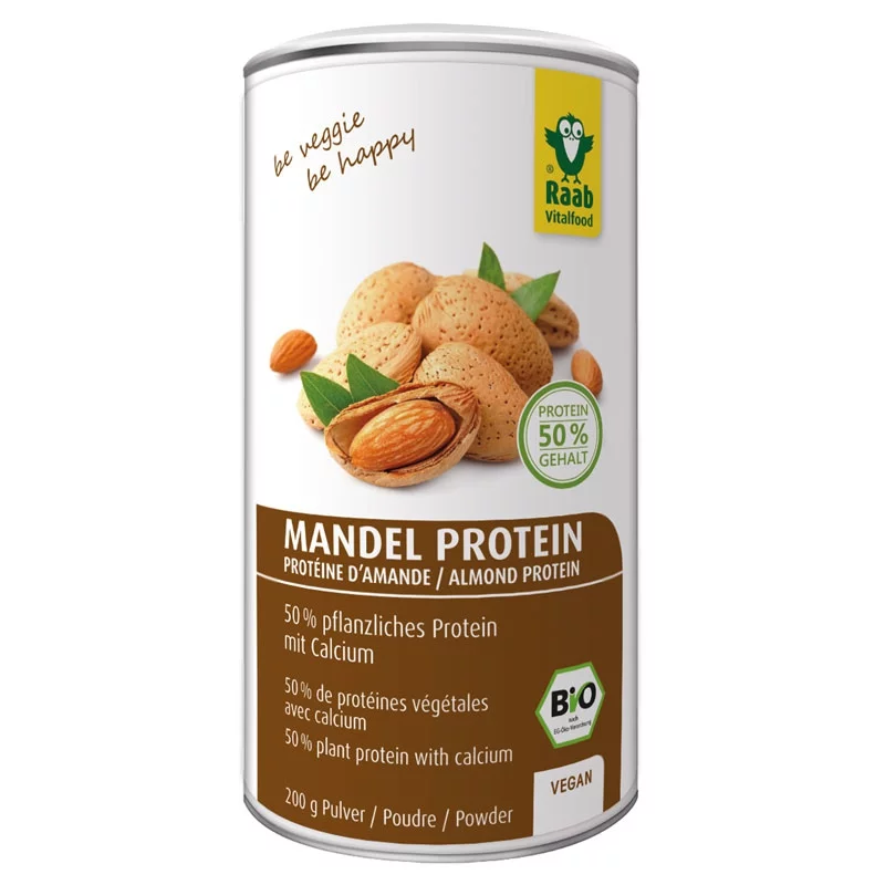 BIO-Mandel Protein Pulver - 200g - Raab Vitalfood